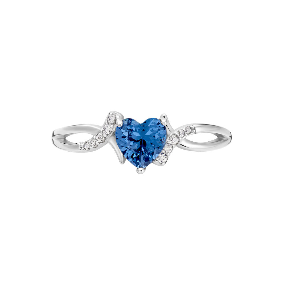 Bague Argent Blanc Avalon Oxyde De Zirconium - Solitaires Femme | Marc Orian