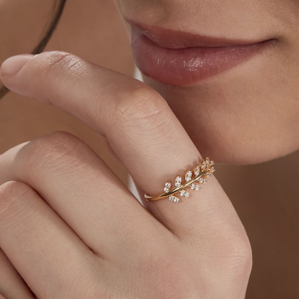 Bague Plaqué Or Jaune Luz Oxyde De Zirconium - Bagues avec pierre Femme | Marc Orian