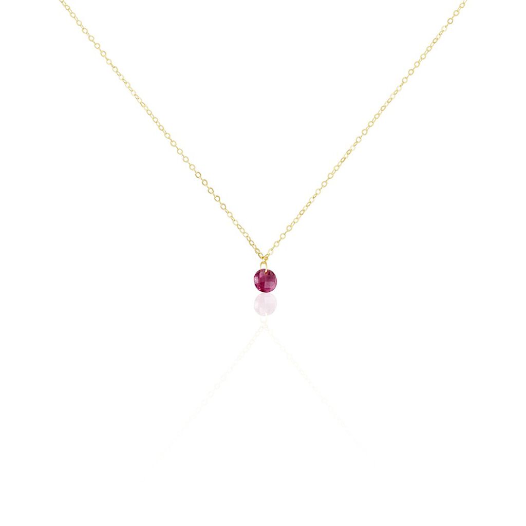 Collier Or Jaune Emilee Oxyde De Zirconium - Colliers avec pierres Enfant | Marc Orian