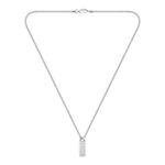 Collier Boss Kassy Emblem Acier Blanc - Colliers Homme | Marc Orian