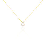 Collier Norah Or Jaune Perle De Culture Et Oxyde De Zirconium - Colliers avec pierres Femme | Marc Orian