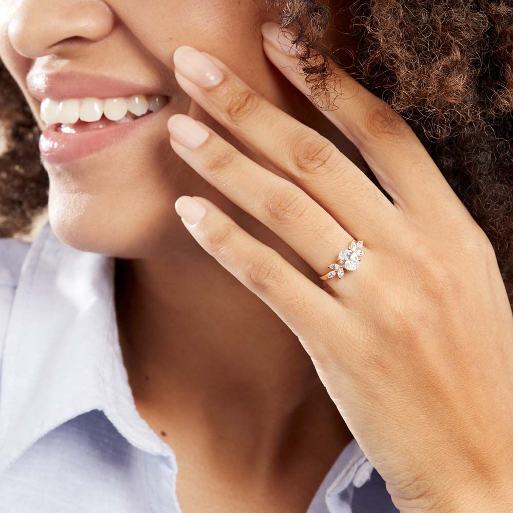 Bague Or Jaune Koulm Oxyde - Solitaires Femme | Marc Orian