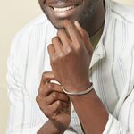 Bracelet Frederic Acier Blanc - Bracelets cha&icirc;nes Homme | Marc Orian