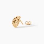 Boucles D'Oreilles Puces Nickie Plaqu&eacute; Or Jaune - Puces Femme | Marc Orian