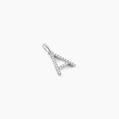 Pendentif Klementine Or Blanc Oxyde De Zirconium - Pendentifs Femme | Marc Orian