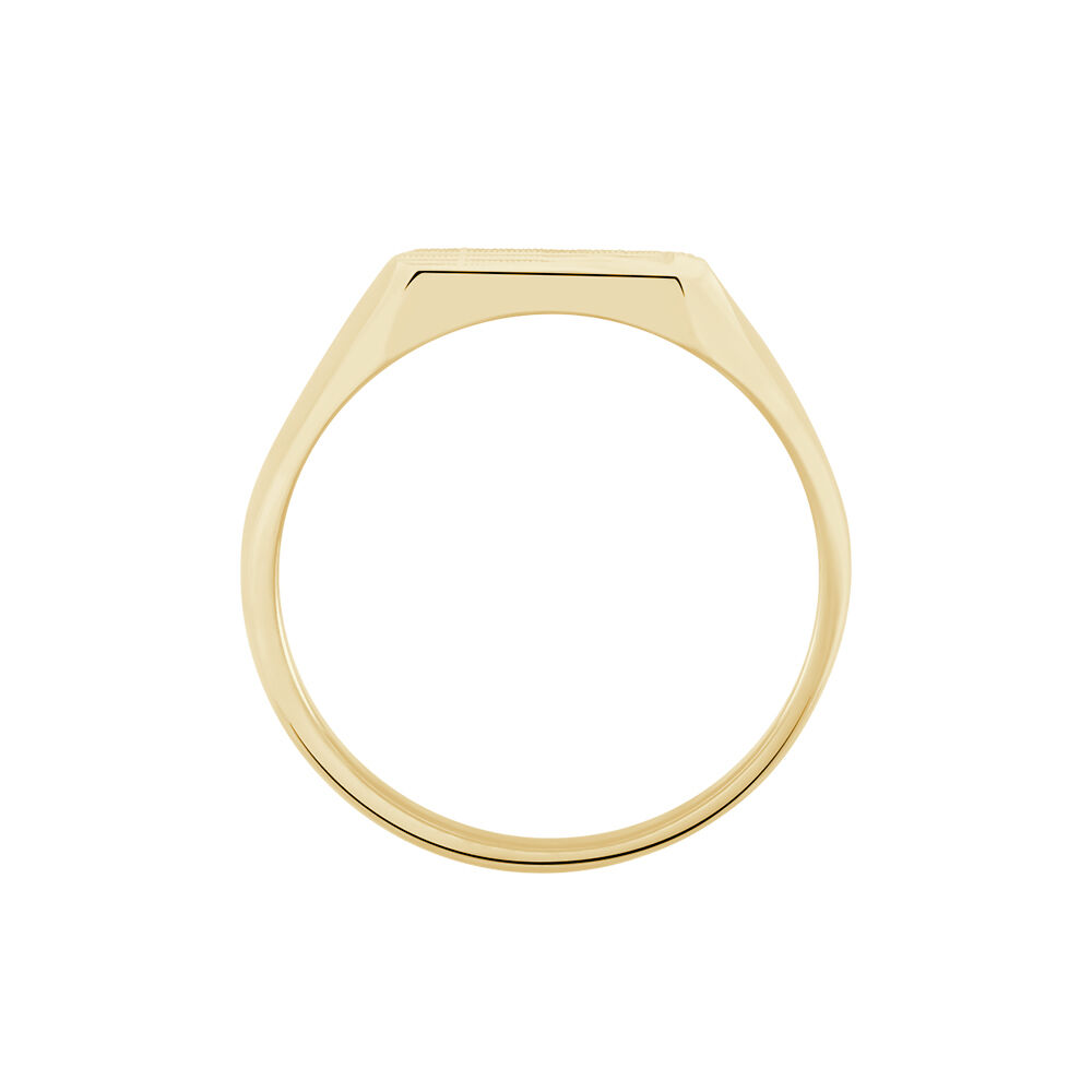 Chevalière Rafael Plaqué Or Jaune - Chevalières Homme | Marc Orian