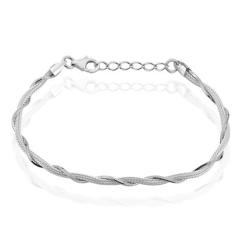 Bracelet Edlineae Argent Blanc - Bracelets chaînes Femme | Marc Orian