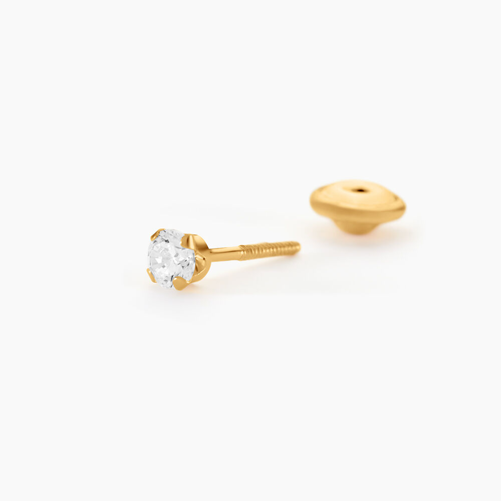 Boucles D'oreilles Barrettes Youssa Barrettes 5 Or Jaune Oxydes - Pendantes Femme | Marc Orian