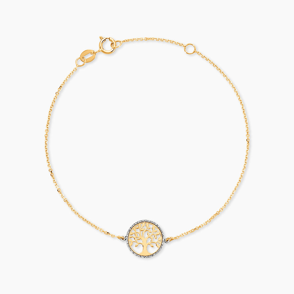 Bracelet Or Jaune Tussilage - Bracelets cha&icirc;nes Femme | Marc Orian