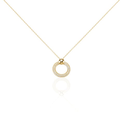 Collier Vivienna Plaque Or Jaune Oxyde De Zirconium - Colliers avec pierres Femme | Marc Orian