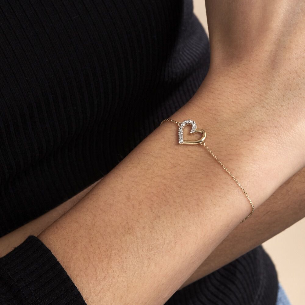 Bracelet Christine Or Jaune Diamant - Bracelets chaînes Femme | Marc Orian