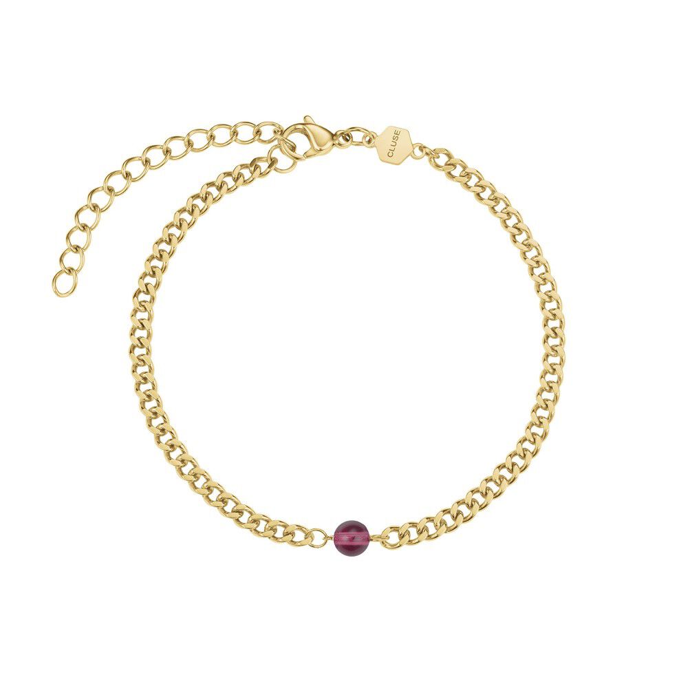 Coffret De Montre Cluse La Tétragone Multifonction Bordeaux - Montres étanches Femme | Marc Orian