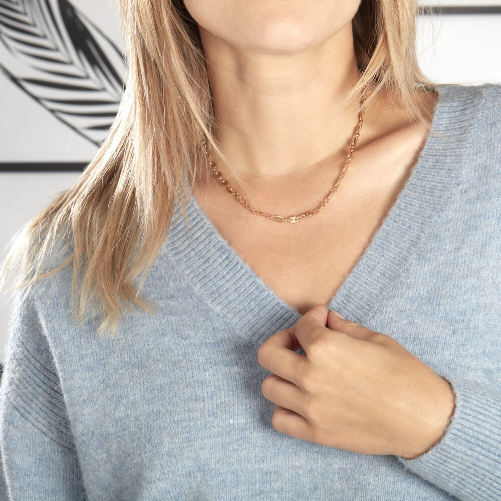 Collier William Plaqué Or Jaune - Chaines Femme | Marc Orian