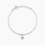 Bracelet Etincelante Argent Blanc - Bracelets fantaisie Femme | Marc Orian