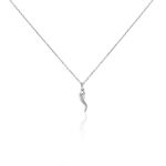 Collier Cornucopia Argent Blanc - Sautoirs Femme | Marc Orian