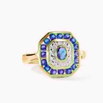 Bague Hans Plaqu&eacute; Or Oxyde Pierre - Bagues avec pierre Femme | Marc Orian