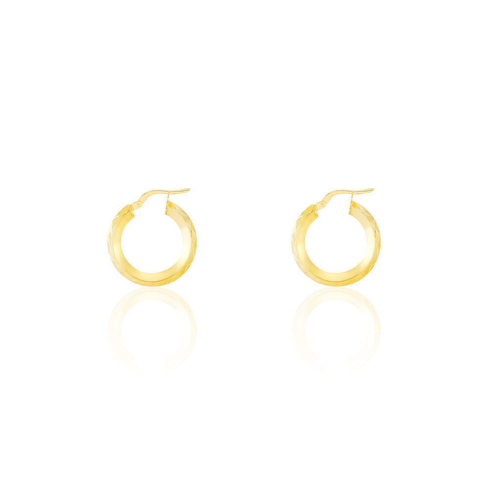 Cr&eacute;oles Roxanna Or Jaune - Cr&eacute;oles Femme | Marc Orian