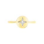 Bague Stacy Or Jaune Oxyde De Zirconium - Bijoux personnalis&eacute;s Femme | Marc Orian