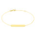 Bracelet Beavis Or Jaune - Bracelets chaînes Femme | Marc Orian