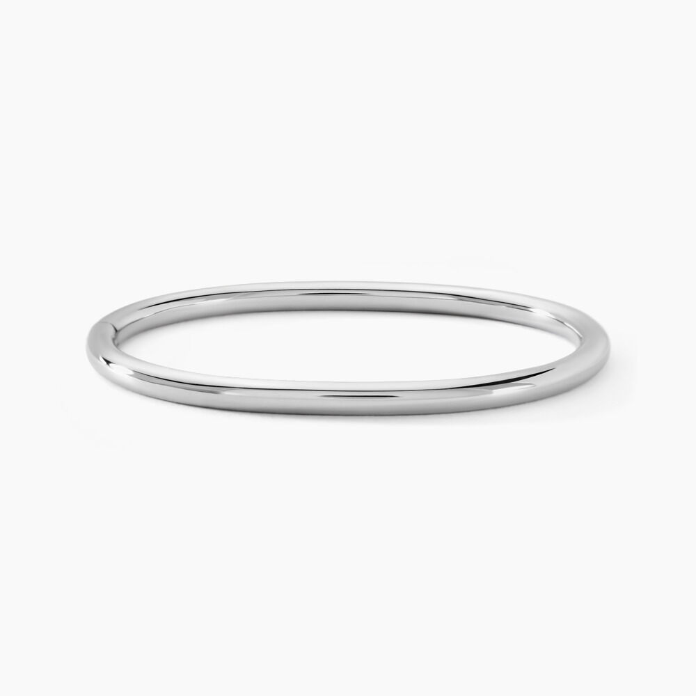 Bracelet Jonc Seville Acier Blanc - Bracelets joncs Femme | Marc Orian
