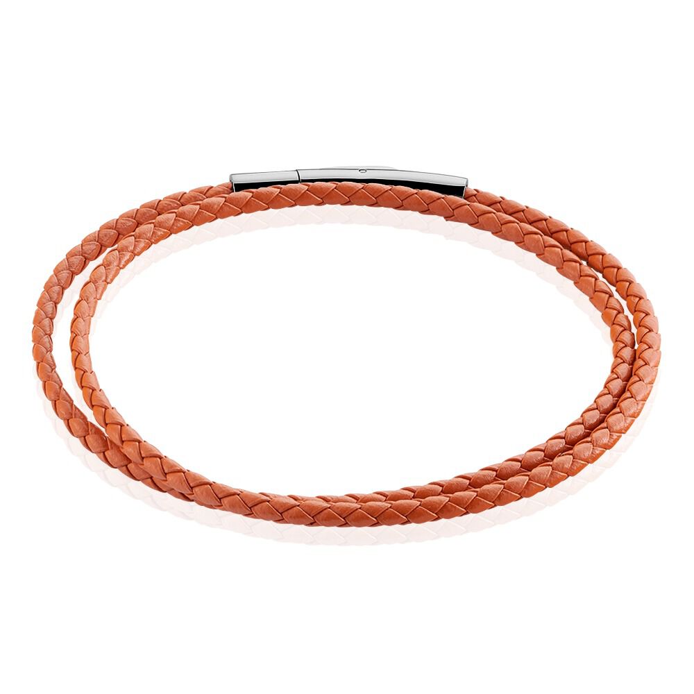 Bracelet Calvino Acier Blanc - Bracelets cuir Homme | Marc Orian