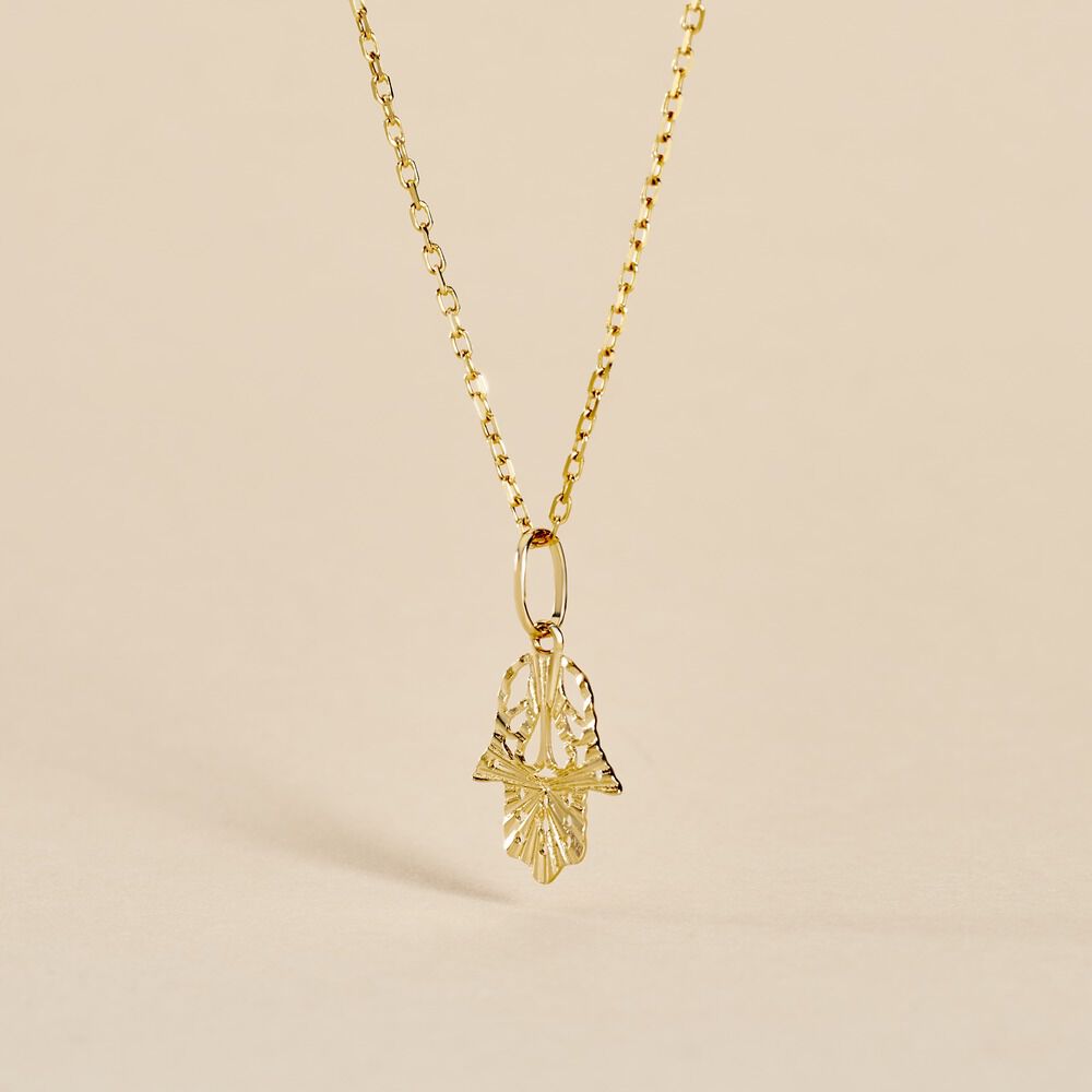Pendentif Fatima Or Jaune - Pendentifs Famille | Marc Orian
