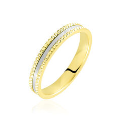 Alliance Judette Ruban Plat Or Bicolore - Alliances Femme | Marc Orian