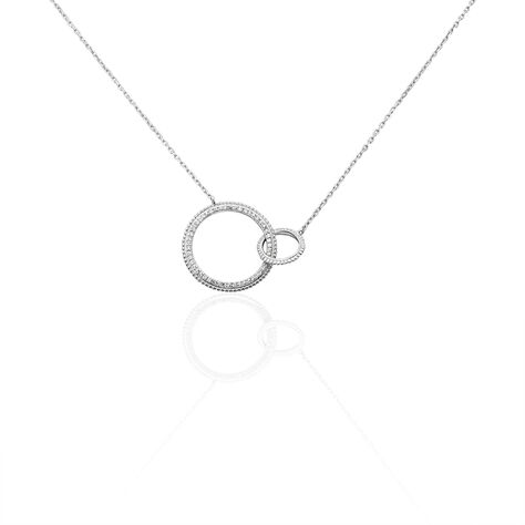 Collier Nathalia Argent Blanc Oxyde De Zirconium - Colliers avec pierres Femme | Marc Orian