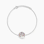 Bracelet Alive Argent Blanc Oxyde De Zirconium - Bracelets fantaisie Femme | Marc Orian