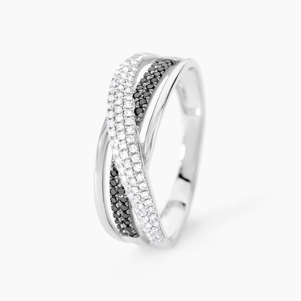 Bague Aina Or Blanc Diamant - Parures de mariage Femme | Marc Orian