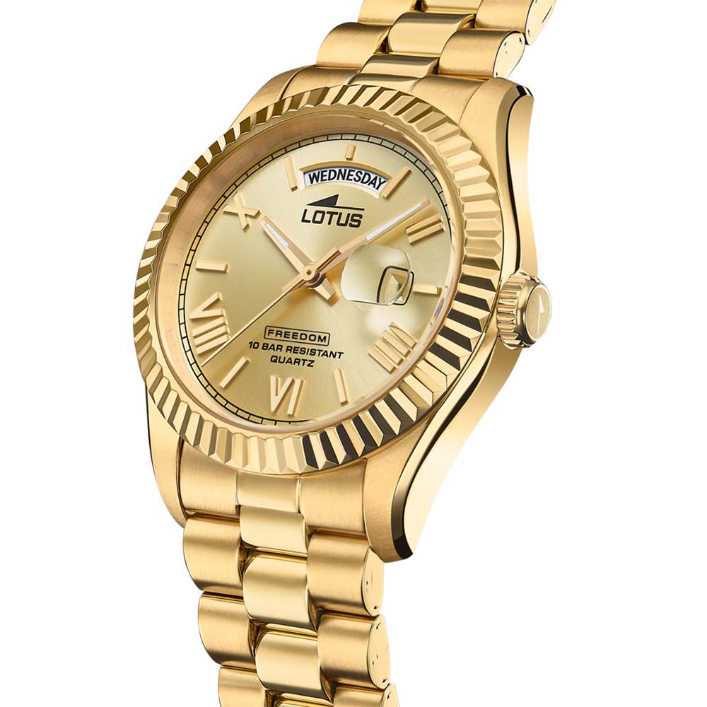 Montre Lotus Freedom Collection Dor&eacute; - Montres classiques Homme | Marc Orian