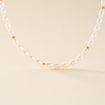 Collier Billes Or Jaune Perle De Culture - Colliers avec pierres Femme | Marc Orian