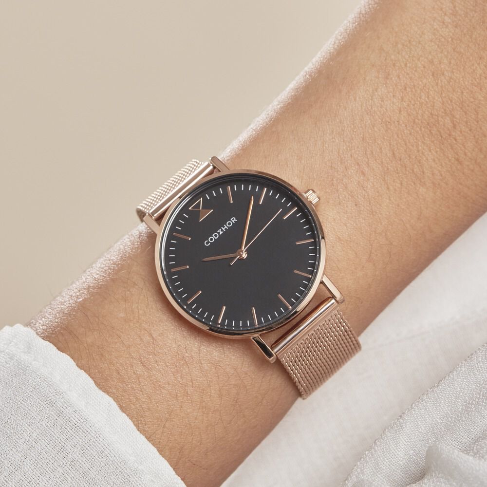 Montre Codhor Cindy Noir - Montres étanches Femme | Marc Orian