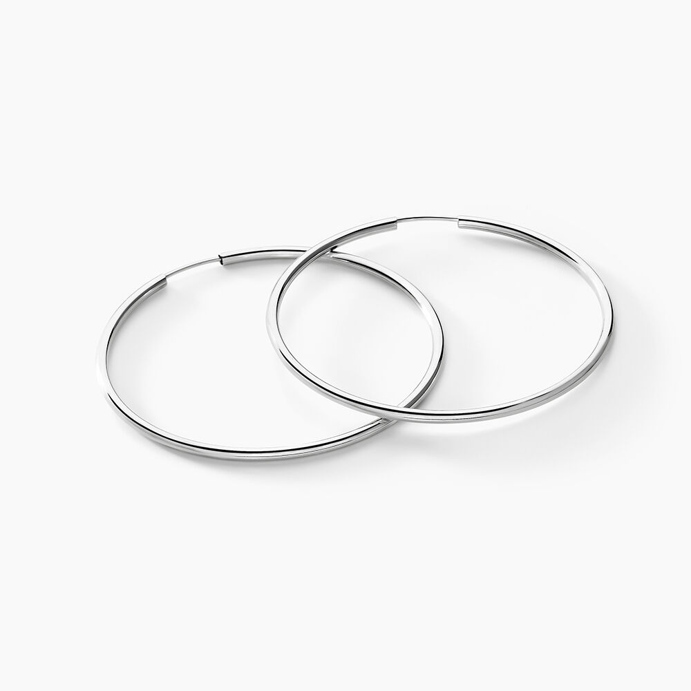 Cr&eacute;oles Valencina Or Blanc - Cr&eacute;oles Femme | Marc Orian