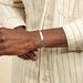 Bracelet Identité Argent Blanc Casper - Gourmettes Homme | Marc Orian