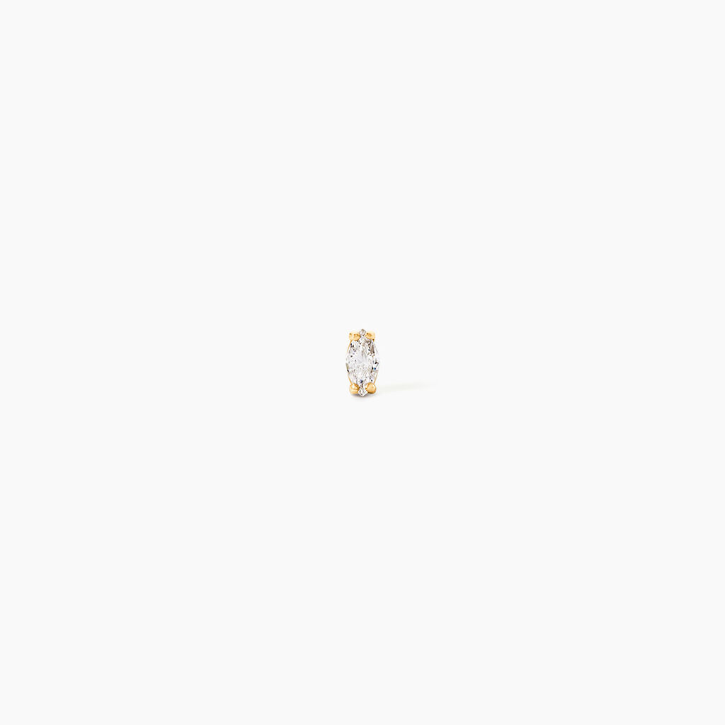 Piercing D'oreille Or Jaune Albiza Oxyde De Zirconium - Piercing Conch Femme | Marc Orian