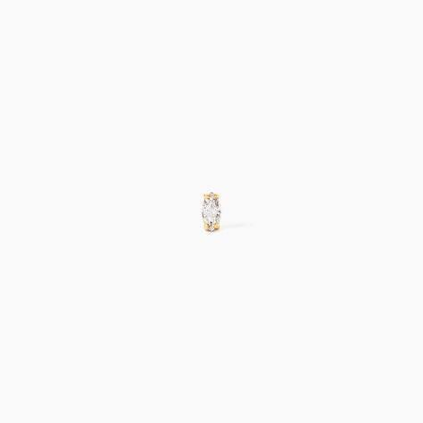 Piercing D'oreille Or Jaune Albiza Oxyde De Zirconium - Piercing Conch Femme | Marc Orian