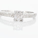 Bague Julia Or Blanc Diamant - Bagues pierres pr&eacute;cieuses Femme | Marc Orian