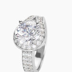 Bague Melisse Argent Blanc Oxyde De Zirconium - Solitaires Femme | Marc Orian