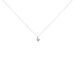 Collier Vrille Accompagnee Or Blanc Diamant - Colliers avec pierres Femme | Marc Orian