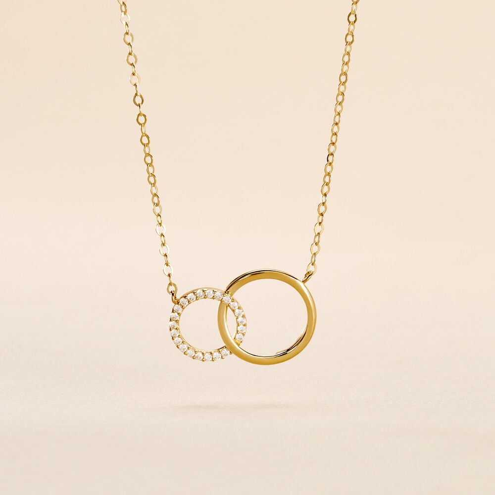 Collier Or Jaune Nesrine Oxydes - Colliers avec pierres Femme | Marc Orian