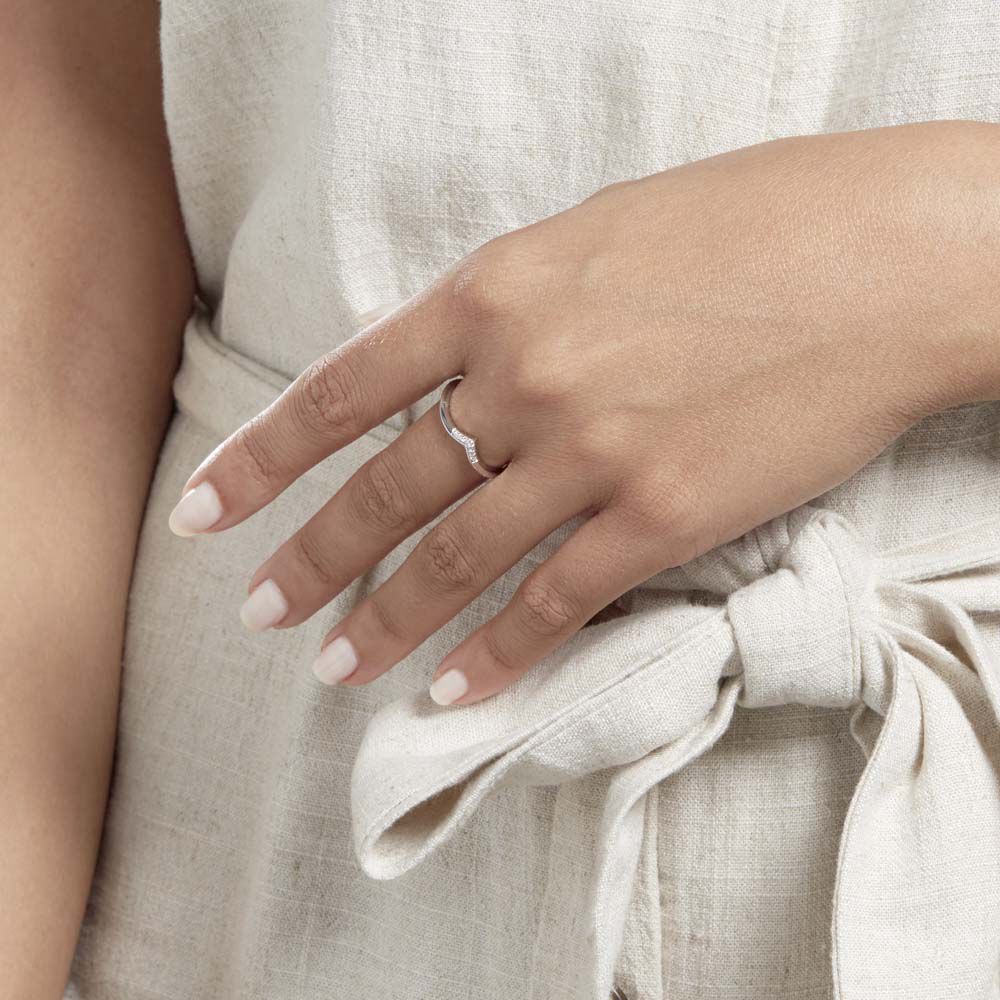 Bague Tami Argent Blanc Oxyde De Zirconium - Bagues avec pierre Femme | Marc Orian