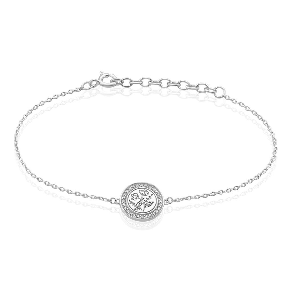 Bracelet Wolfilo Argent Oxyde - Bracelets Medailles Femme | Marc Orian