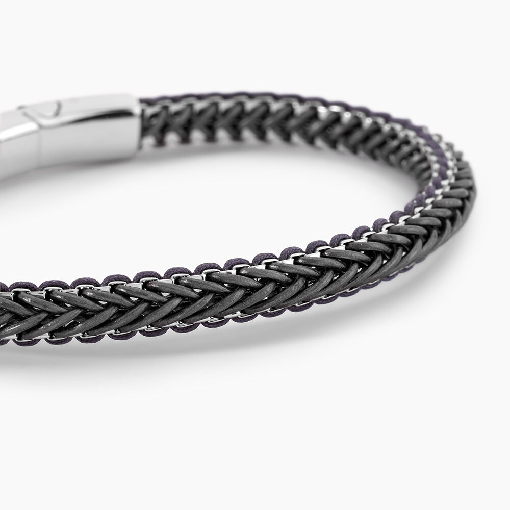 Bracelet Cuir De Vache Gris - Bracelets cuir Homme | Marc Orian