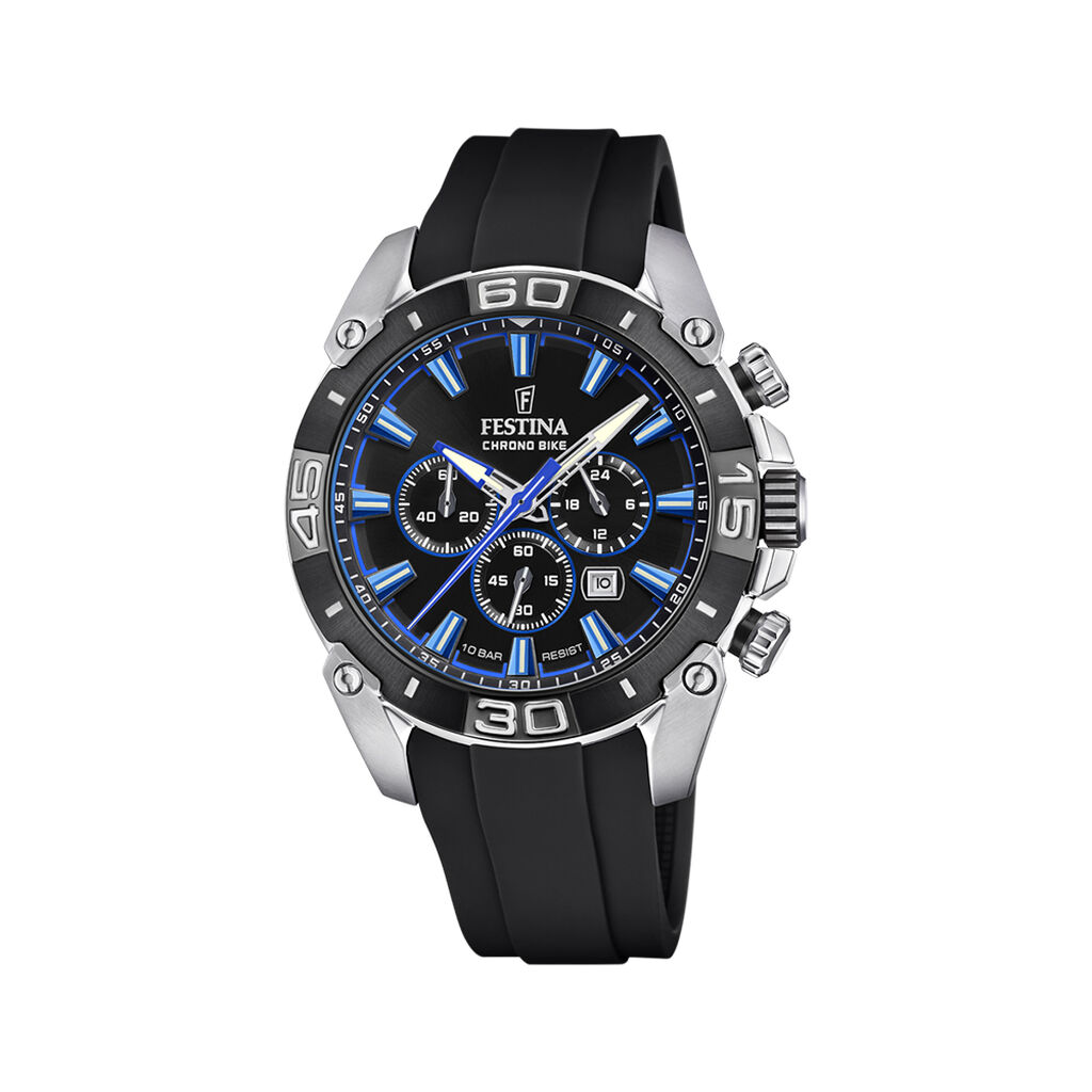 Montre Festina Chronobike Noir - Montres sport Homme | Marc Orian