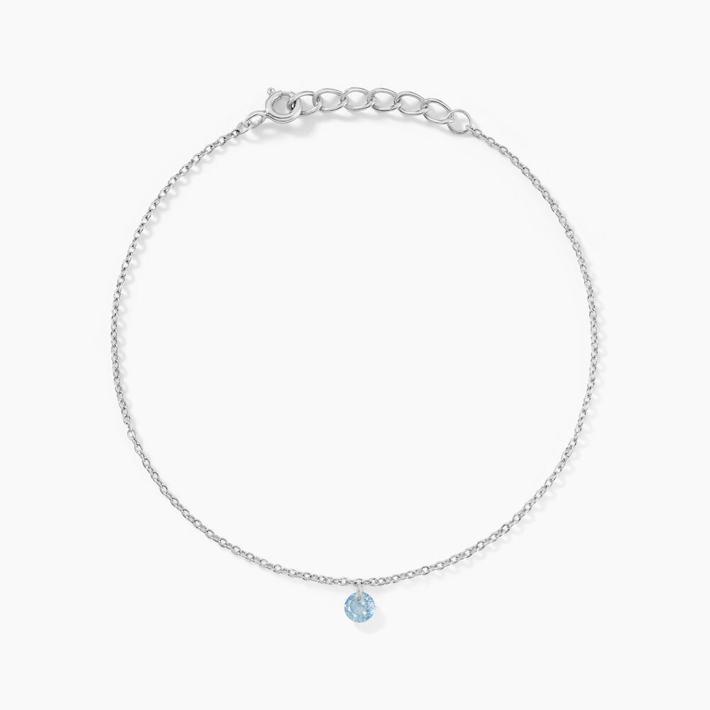 Bracelet Constantin Argent Blanc Oxyde De Zirconium - Bracelets chaînes Femme | Marc Orian