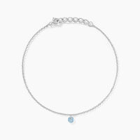 Bracelet Constantin Argent Blanc Oxyde De Zirconium