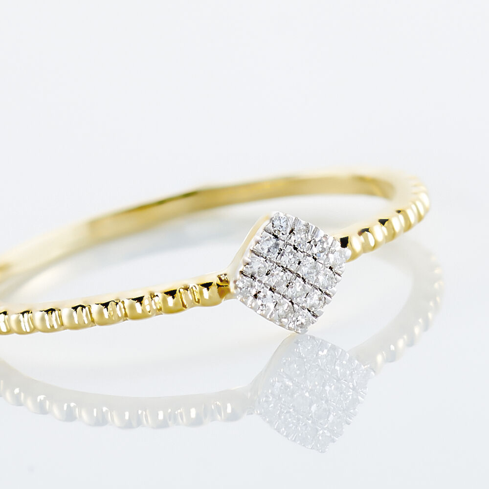 Bague Hanadi Or Jaune Diamant - Bagues pierres précieuses Femme | Marc Orian