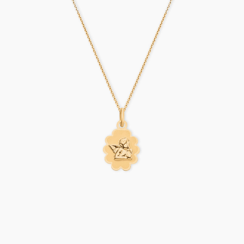 Pendentif Ange Nuage Or Jaune - Bijoux personnalisés Famille | Marc Orian
