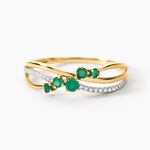 Bague Amarylis Or Jaune Emeraude - Bagues vintage Femme | Marc Orian